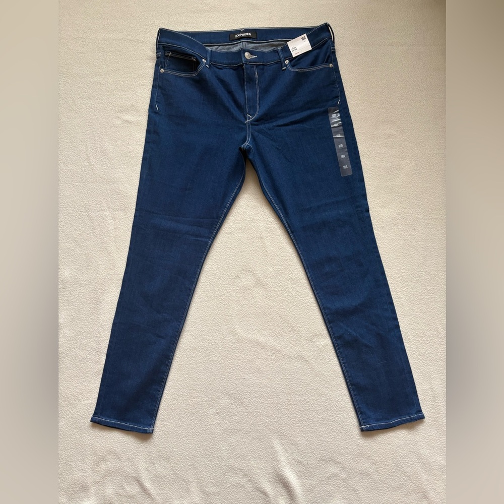 Express Dark Blue Women’s Legging Jeans